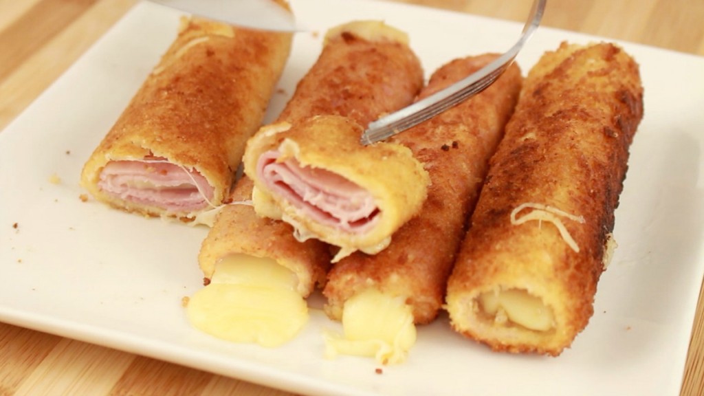 Rollos de jamón y queso | delicias.tv