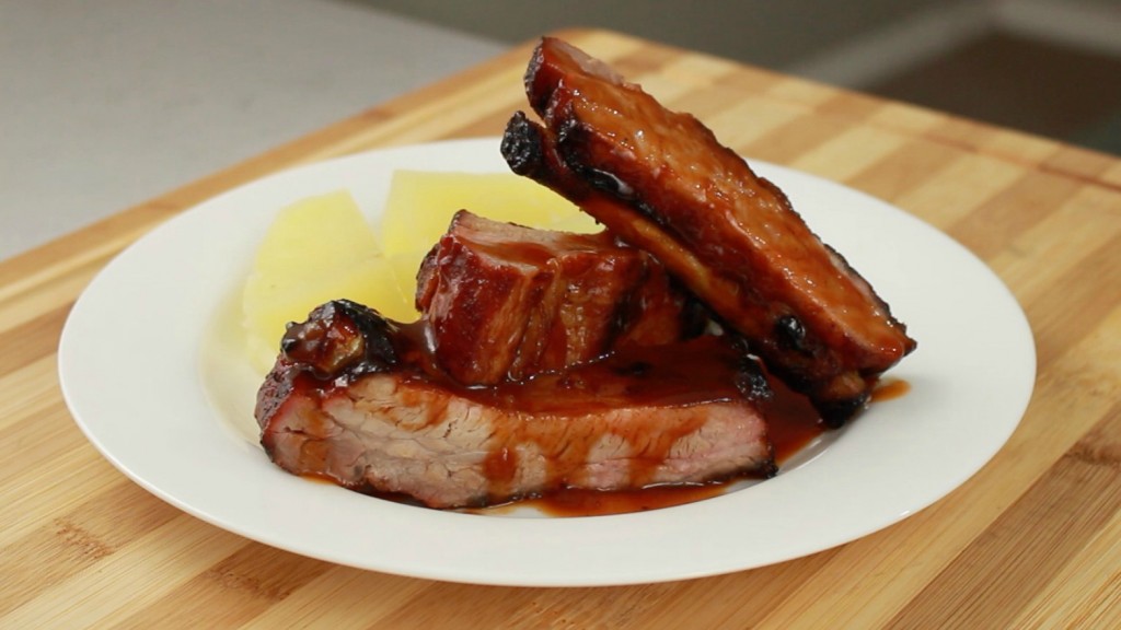 Costillar de cerdo con salsa BBQ | delicias.tv